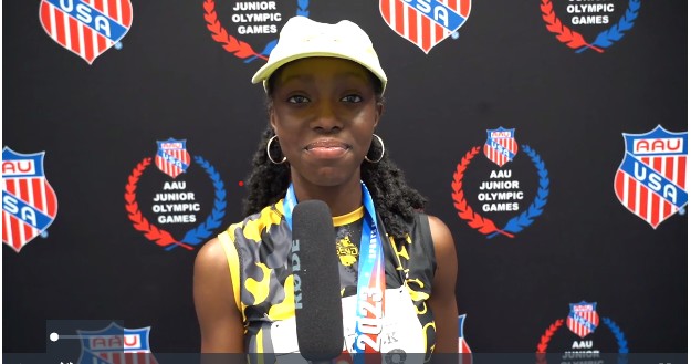 Meet the fastest 14 year old in America to run the 200 meter. And she is from Miramar