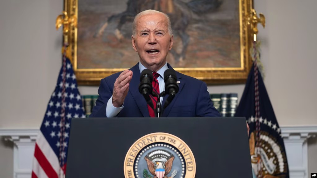 Biden: 'Order must prevail' alongside free speech in campus protests over war in Gaza