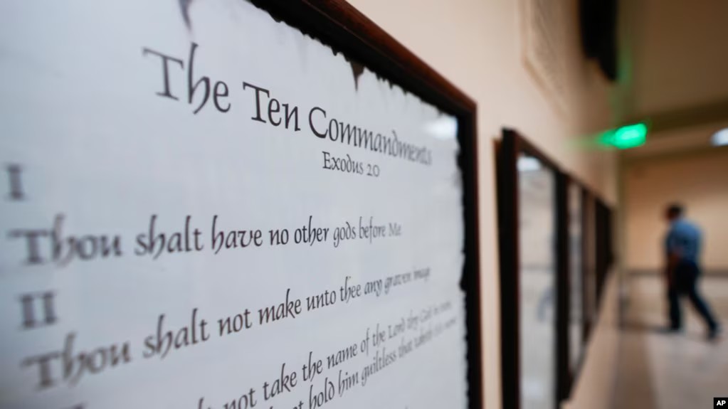 Federal judge blocks Louisiana law that requires classrooms to display Ten Commandments