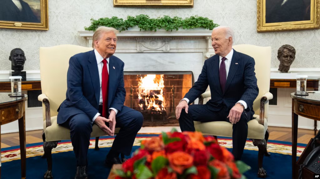 Trump meets with Biden at White House