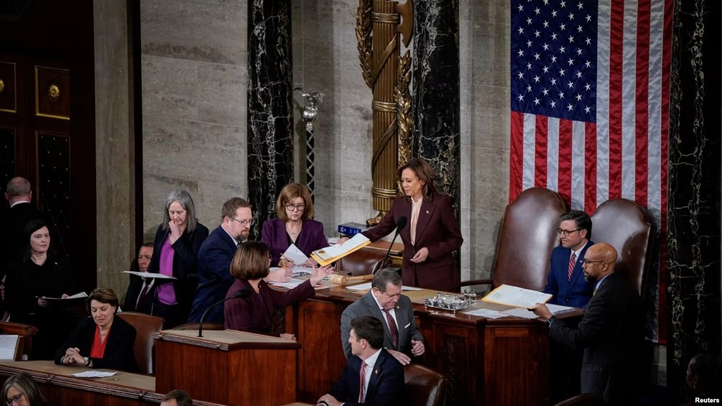 US Congress certifies Trump’s election win ahead of his inauguration