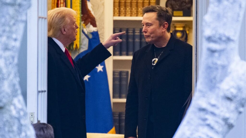 Trump says Musk went ‘CRAZY,’ suggests cutting government contracts for his companies