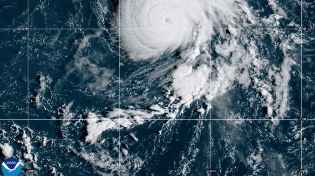 Gabrielle rapidly intensifies into a Category 3 hurricane in the Atlantic, is staying away from land